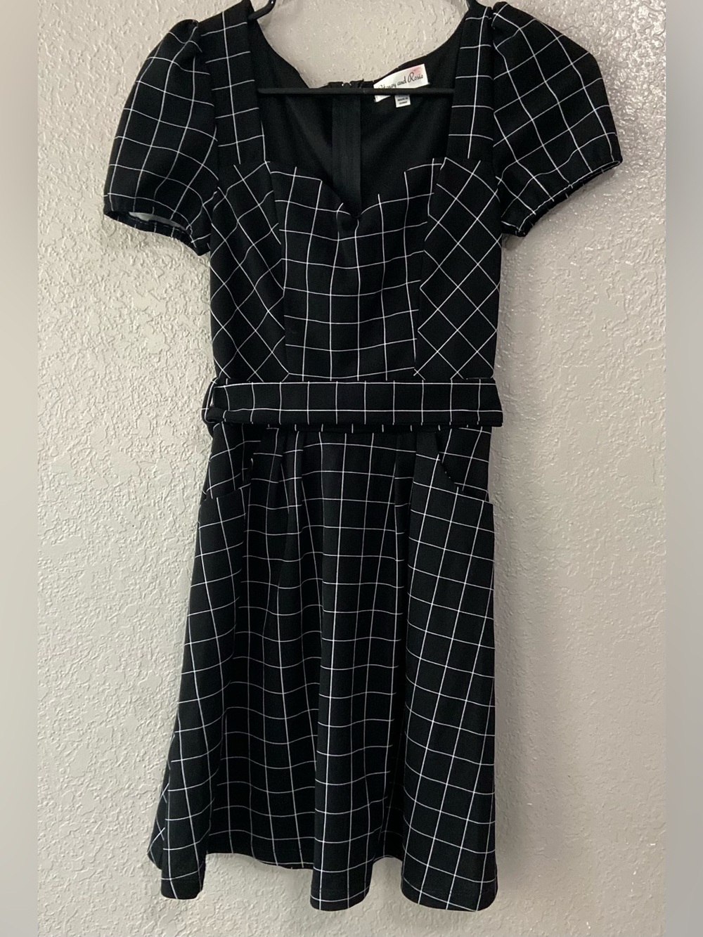 Honey and Rosie Black Fit-and-Flare Dress